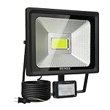 MEIKEE 改良版 センサーライト 人感 30w LEDフラッドライト 6000K 3000LM PIR屋外センサー投光器 昼白色 防水照明 駐車場 玄関常夜灯 倉庫 町内の防犯灯に 2年メーカー保