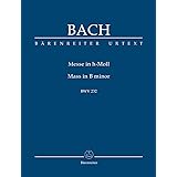 バッハ, J. S.: ミサ曲 ロ短調 BWV 232/ヴォルフ編 (新バッハ全集版) /ベーレンライター社/スコア オーケストラ付合唱
