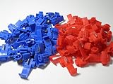 エレクトロタップ 色 青 赤 各 セット サイズ 青 0.75～2.5mm 赤 0.5～1.0mm (赤、青 各50個)