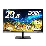 日本エイサー Acer スタンダードモニター 23.8インチ IPS フルHD 100Hz 1ms スピーカー・ヘッドホン端子搭載 HDMI
