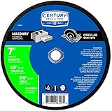 Century Drill and Tool 8507 Masonry Abrasive Blade, 7-Inch [並行輸入品]