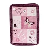 Lambs & Ivy Butterfly Bloom Warm & Cozy Blanket