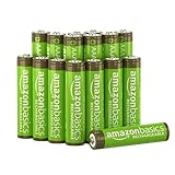 Amazonベーシック 単4形充電池 パフォーマンス 800 mAh 充電済み 1000回まで充電可能 16本パック