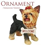 ウェルカムオーナメント犬　ヨークシャテリア
