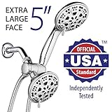 AquaDance Giant 13cm 30 Mode All Chrome 3-way High Power Combo. Use Shower Head & Handheld Separatel