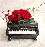 プリザーブドフラワー 花 漆黒 グランドピアノ アプローズ 赤い バラ アレンジ