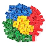 Strictly Briks / ストリクトリーブリックス クラシック ビッグブリック の製品と100%互換性のあるビルディングブリックセット3歳児以上対象のラージブリック2サイズプレミアムビルディングブリック ラージペグ 108ピースーベーシックカラー