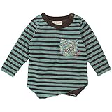 SCHNEE(スネー) ボーダー厚手カットソー長袖Tシャツ 80cm/ブルー NO.F-641345