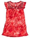 OshKosh B ' goshベビー女の子TLC puff-print flutter-sleeveチュニック カラー: マルチカラー