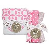 Trend Lab Nursery Kids Baby Product And Decorative Accessories Bouquet Set - Lily - Hooded Towel & W