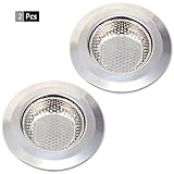 キッチンシンクStrainers 2pcs 201ステンレススチールMicro PerforatedキッチンシンクフィルタFood Strainer Easy Clean by Churun