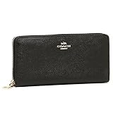 (コーチ) COACH コーチ 財布 COACH F52372 LIBLK エンボスド テクスチャード レザー ラウンドファスナー長財布 ブラック [並行輸入品]