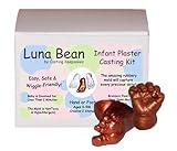 Luna Bean Infant Plaster Statue Casting Keepsake Kit - Cast Baby Hand & Foot (Bronze) by Casting Kee