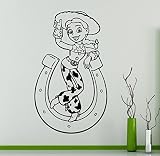 Toy Story Jessie壁ビニールデカールスーパーヒーロー壁ステッカーCartoonsホーム内部子供キッズ部屋リムーバブル装飾10 ( Tsy )