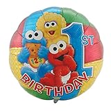Sesame Street 1st Birthday 18 " Foil Balloonベビー文字最初パーティー