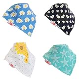 Little fellows(リトルフェローズ) ZIPPY  ジッピー バンダナビブ Blue & White set 4枚セット