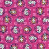 SheetWorld Fitted Crib / Toddler Sheet - Anna & Elsa - Made In USA [並行輸入品]