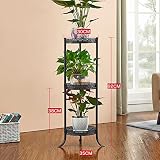 フラワーラックヨーロッパの鍛造花の棚多層フロアバルコニーポットラック緑の花のスタンドリビングルーム屋内多機能シェルフ (サイズ さいず : 3#30 * 92cm)