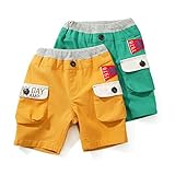 La Chiave ハーフパンツ(80～130cm)キムラタンの子供服 イエロー 95 (53629x53829-152)