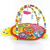 0-3歳の赤ちゃんのカメゲームマット子供のフィットネスラック新生児の登る毛布動物の開発の脳対話型のおもちゃ