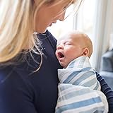 Bebe au Lait Oh So Soft Muslin Swaddle Blanket Set Sailor and Carmel Bay [並行輸入品]