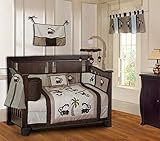 BabyFad Monkey 10 Piece Baby Crib Bedding Set by BabyFad
