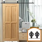 HomeDeco Hardware 引き戸 金具 トラックレール 室内ドア 引き戸 建具 16 FT (4.88メートル) シングルドア