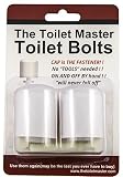 The Toiletトイレマスターボルトは、ツールなし、カット、ナットなし、簡単に修復交換、サービス、インストールトイレ、ボルト、ワッシャー、およびキャップキット