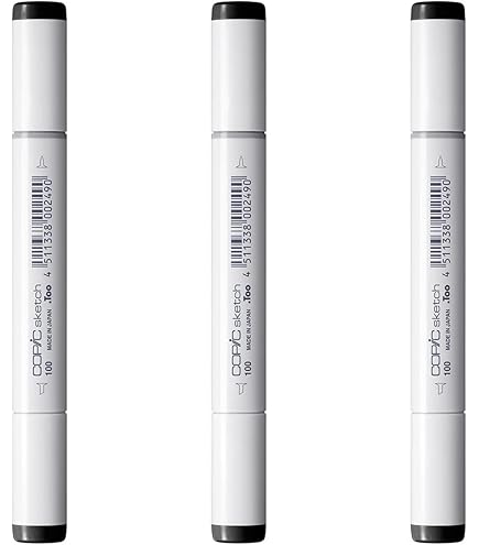 Amazon.co.jp: 100 コピック スケッチ【ブラック】 10221100 : 文房具