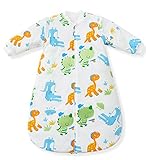 エルフ ベビー(Fairy Baby)ベビー寝袋 スリーピングバッグ 着る布団 春秋用 2Way ワニ S