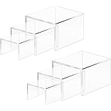 Amazon Co Jp Xmssaa 展示台 アクリル 透明 アクリルディスプレイ アクリルステージ フィギュア飾り コの字 アクリルスタンド 展示用 アクセサリー立体 コレクションケース 5個セット ホビー