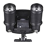 Poilee ソーラー充電 14LED人感 センサーライト2灯 屋外 防雨 A044