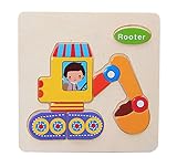 2子供木製立体ジグソーパズルのセット