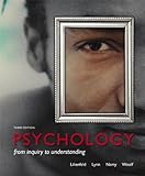 Cover of Psychology + MyPsychLab Access Code: From Inquiry to Understanding