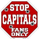 スマートブロンドCapitalsファンのみメタルノベルティOctagon Stop Sign bs-286