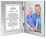 Sports Themed Gift From Son - Sweet Poem to Daddy From Boy - Add Photo to Double Frame by Poetry Gif