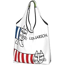 Amazon.co.jp: リサラーソン エコバッグ 大容量折りたたみエコ
