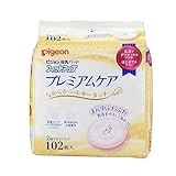 (ピジョン)Pigeon 母乳バッド シルキータッチ フィットアップ プレミアムケア 102枚入り [16081]