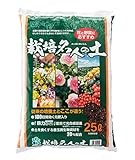 自然応用科学 【はじめての方でも安心! 花と野菜におすすめの土! 】 栽培名人の土 25L