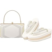Amazon | [ロングペン] 成人式 草履バッグセット 着物バッグ