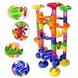 105pcs DIYコンストラクション大理石Race Run迷路ボールトラックBuildingブロック子供ギフトベビーキッドのおもちゃ教育