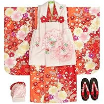 Amazon.co.jp: 七五三 着物 被布セット 3歳 女の子 マユミ 濃淡