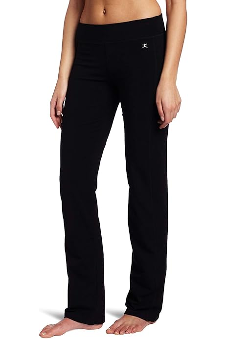 Danskin Women's Drawcord Pant, Black, X 