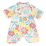 （オーシャンアンドグラウンド）Ocean＆Ground コンビ肌着 BLOOMING:出産祝い/出産準備/ギフト/GIFT 50-60 ピンク