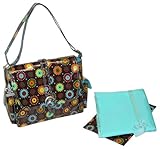 Kalencom Fashion Diaper Bag, Changing Bag, Nappy Bag, Mommy Bag, Midi Coated Buckle Bag (Doodle Bugs
