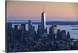 ピーター・ランガープレミアムシックラップキャンバス壁アート印刷題名1ワールドトレードセンター、ニューヨーク市、ニューヨーク 48" x 32" 2212825_24_48x32_none