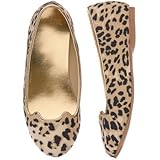 GYMBOREE(ジンボリー) レオパード フラッツ タン レオパード シューズ 16cm【並行輸入】