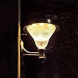 I.T outlet 【 2WAY 仕様 】 ソーラー LED ライト 360度 光 センサー 搭載 簡単 設置 ワイヤレス 地面 玄関 壁 門 天井 ECO 夜間 自動 点灯 【 イエロー 】 AZ