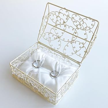 新品　4℃ ブライダル ノベルティ 非売品 ジュエリーボックス リングピロー　白 Amazon.co.jp 売れ筋ランキング: リングピロー の中で最も人気のある