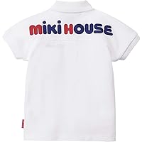 Amazon.co.jp: [ミキハウス] ポロシャツ 半袖 無地 日本製 綿100  